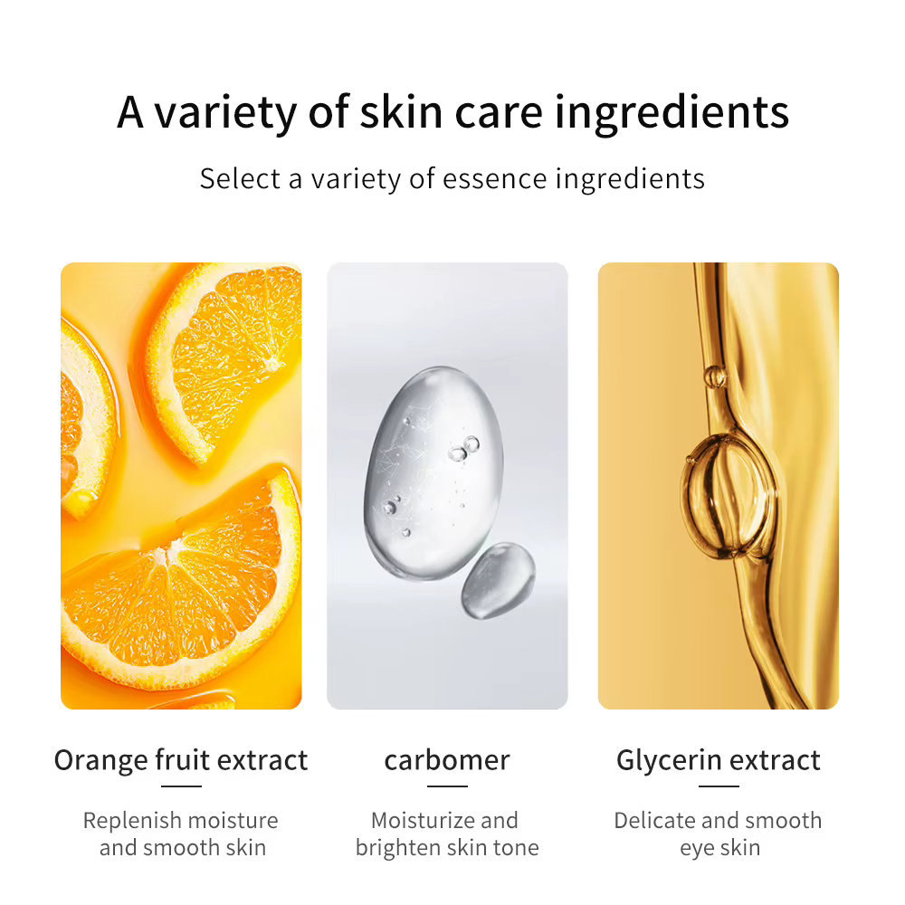 SADOER vitamine C crème pour les yeux raffermissant hydratant éclaircissant Anti cernes sacs