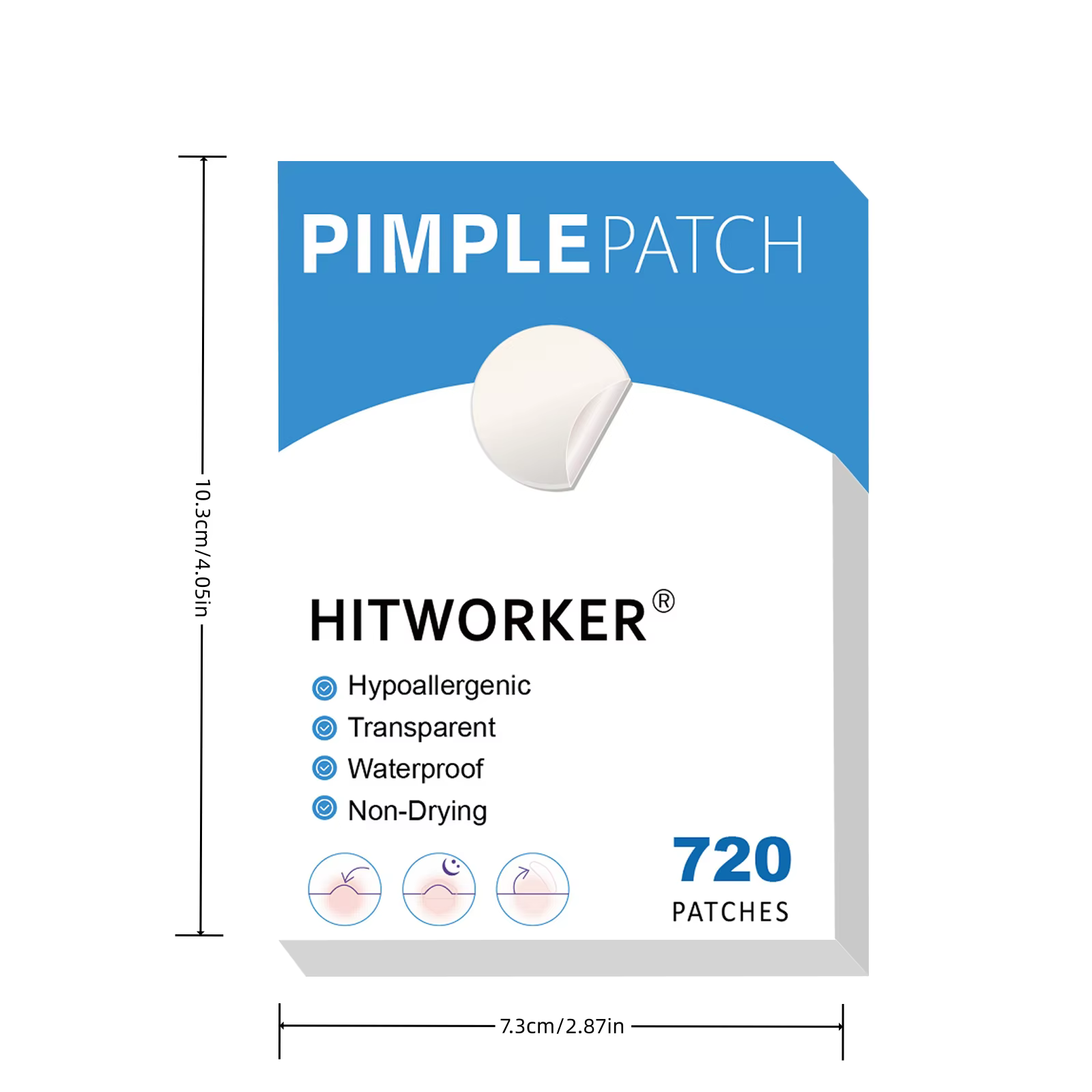 Patchs professionnels pour l'acné