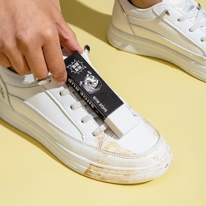 Gomme de décontamination spéciale pour baskets, finition mate, facile à briller, accessoire de détartrage pour chaussures blanches, outil de nettoyage Simple