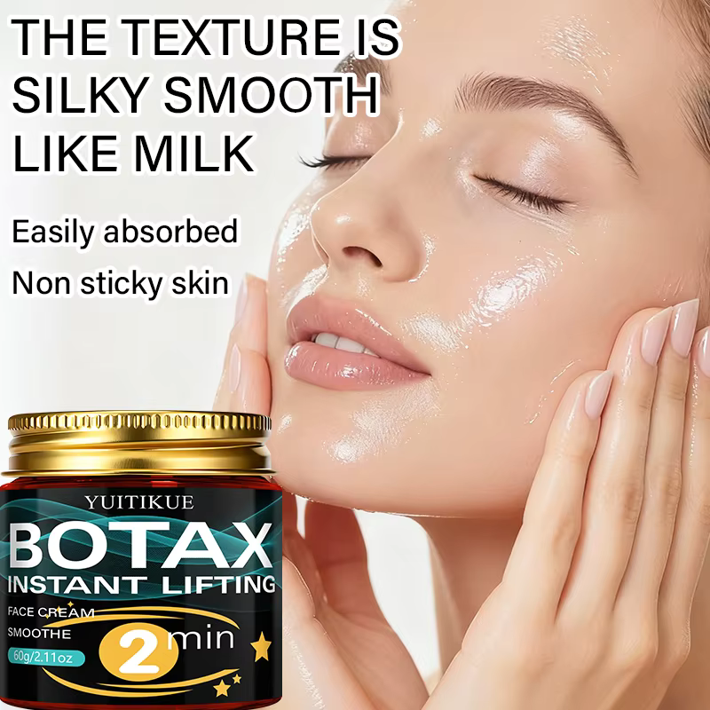 Crème pour le visage liftante instantanée YUITIKUE Botax - 60g Traitement anti-âge lissant en 2 minutes pour tous les types de peau