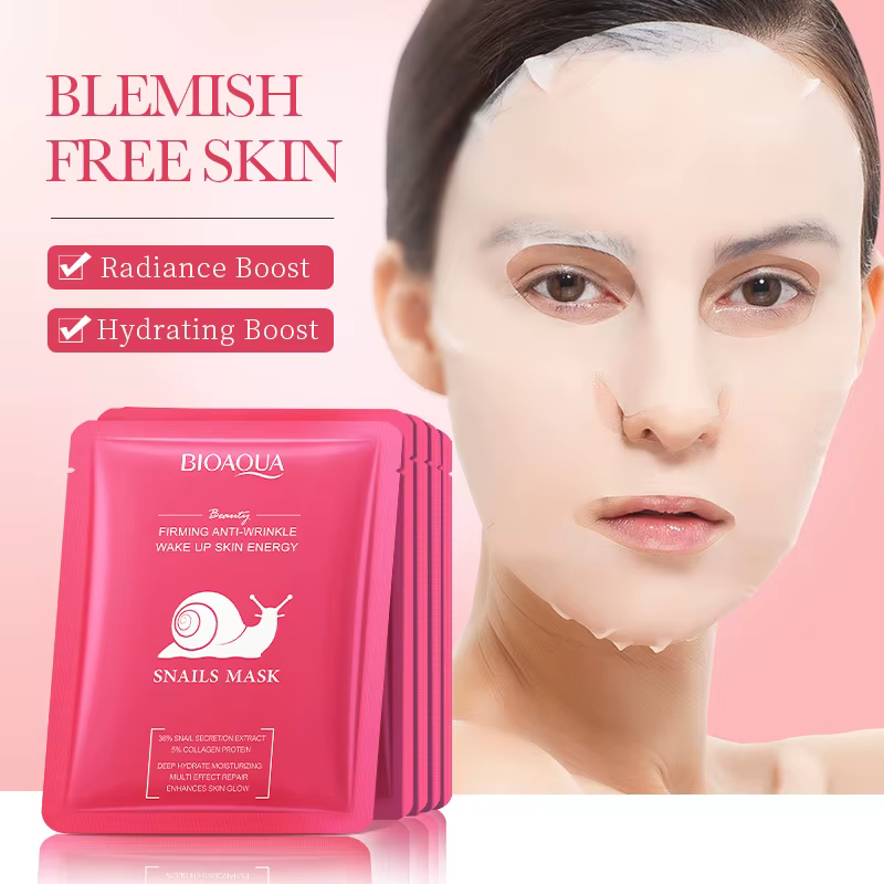 5 pièces BIOAQUA rétinol vitamine C masque Facial Anti-rides hydratant Anti-âge Nicotinamide blanchissant masques faciaux soins de la peau