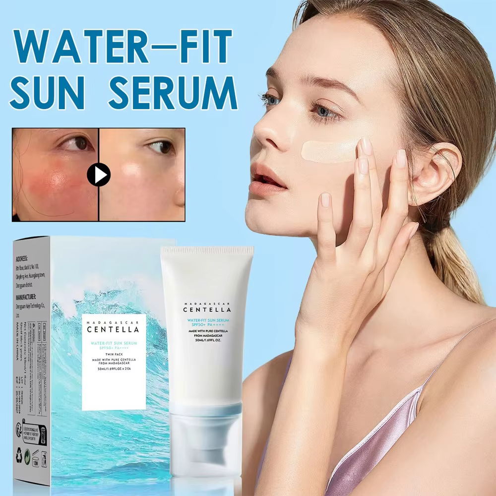 Crème solaire à la centella pour le visage