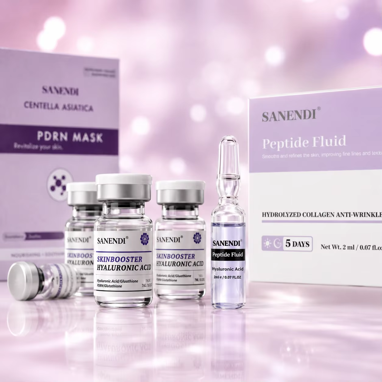 Sérum 4-en-1 PDRN Acide Hyaluronique de Saumon pour le Visage
