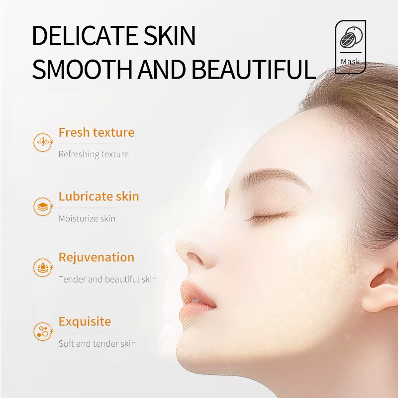 Masque facial à la vitamine C