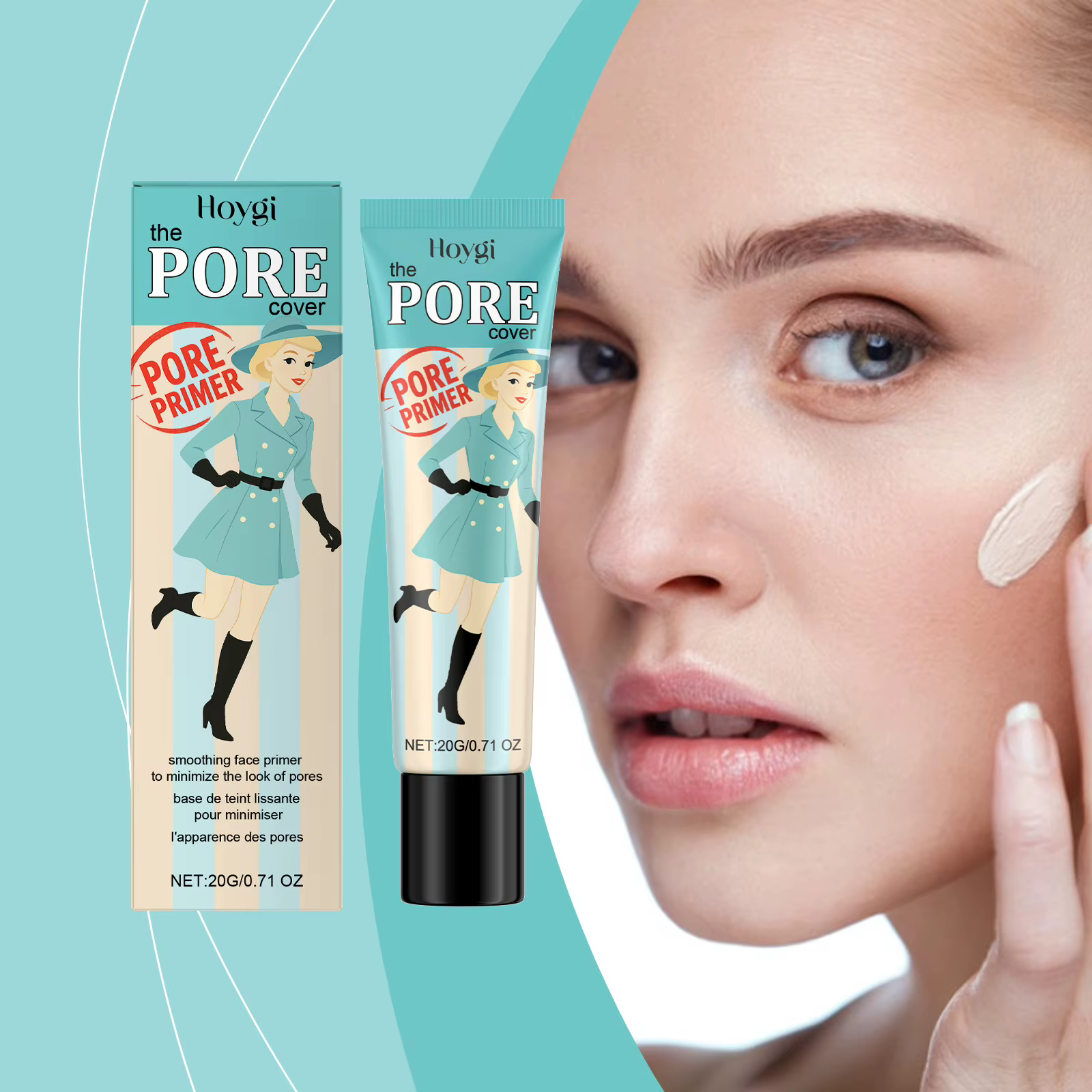Apprêt de couverture des pores