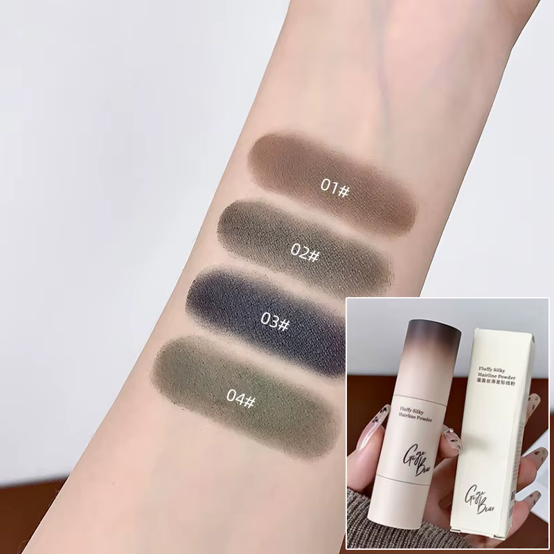 Poudre de camouflage pour la ligne des cheveux