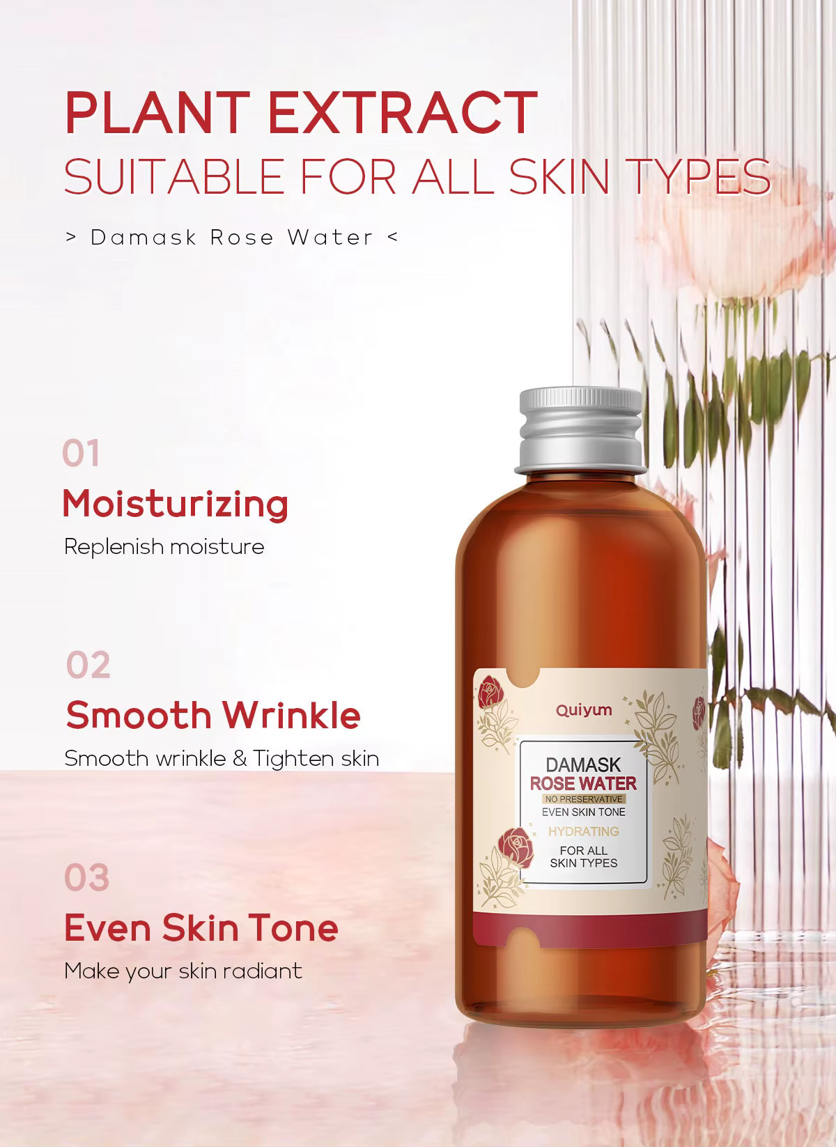 Hydrosol de Rose damassé