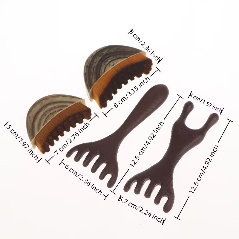 Brosse de massage lymphatique pour le visage