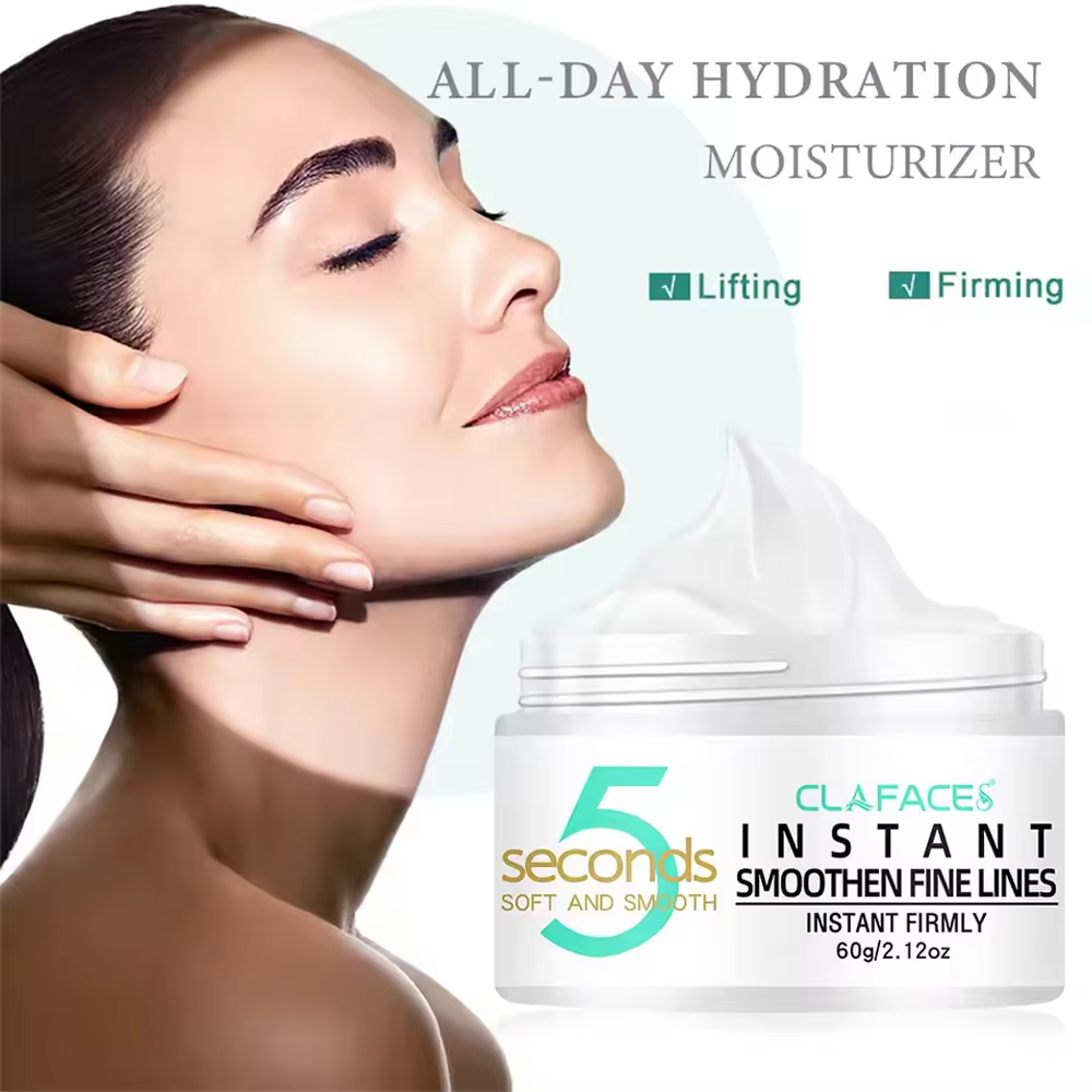 Crème pour le visage, 5 secondes