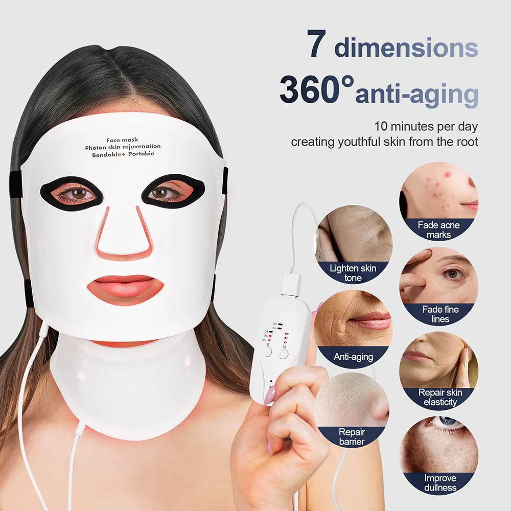 Masque LED en Silicone pour le visage