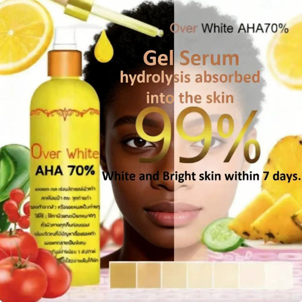 Sérum éclaircissant pour le corps AHA 70% - Élimine les taches sombres - Blanchiment - 120ml
