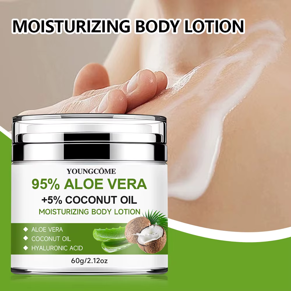 YOUNGCOME Hydratant à l'aloe vera riche en acide salicylique pour hydrater la peau sèche Soins du visage et du corps Anti-âge Fade Fine Line