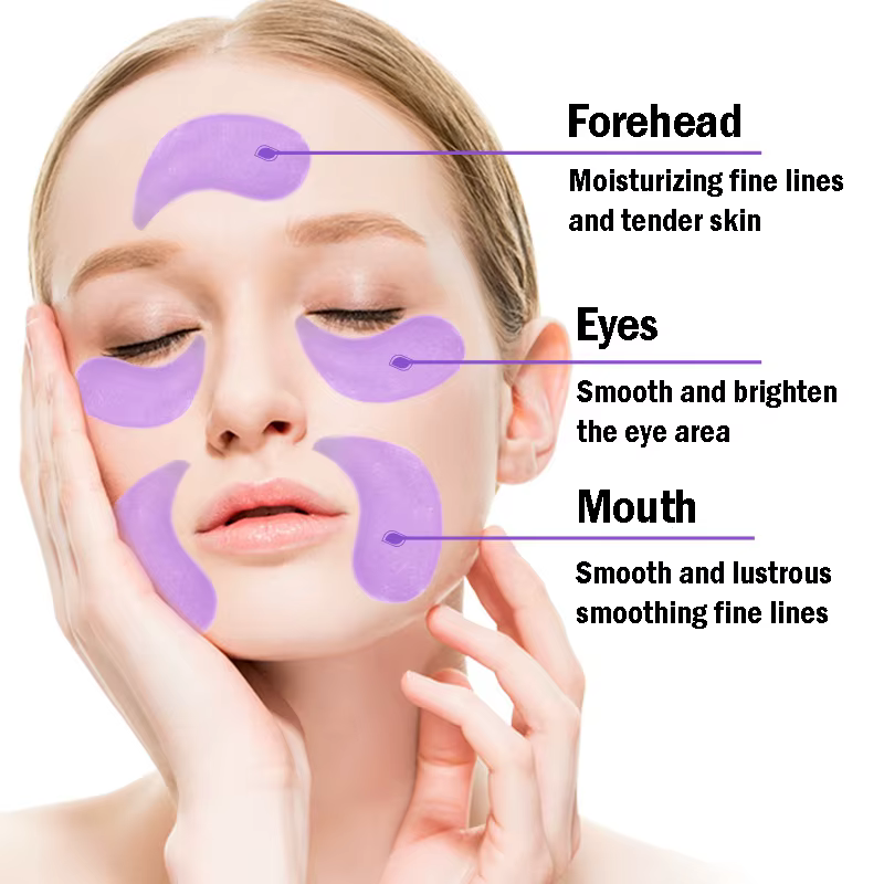 Masque pour les yeux au collagène hydratant à la grappe
