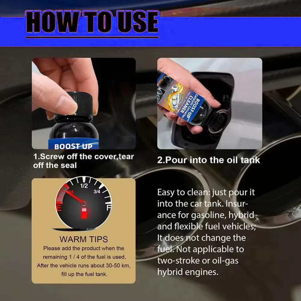 Nettoyant pour catalyseur, accélérateur de suppression du carbone pour moteur diesel, universel, réduit la consommation de carburant