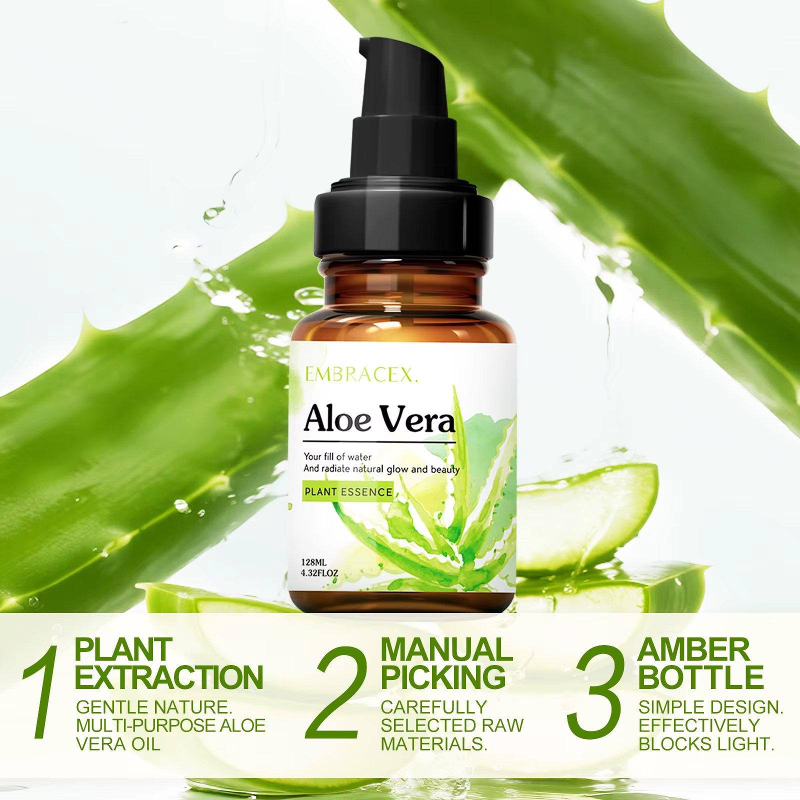 Huile essentielle d'aloe Vera
