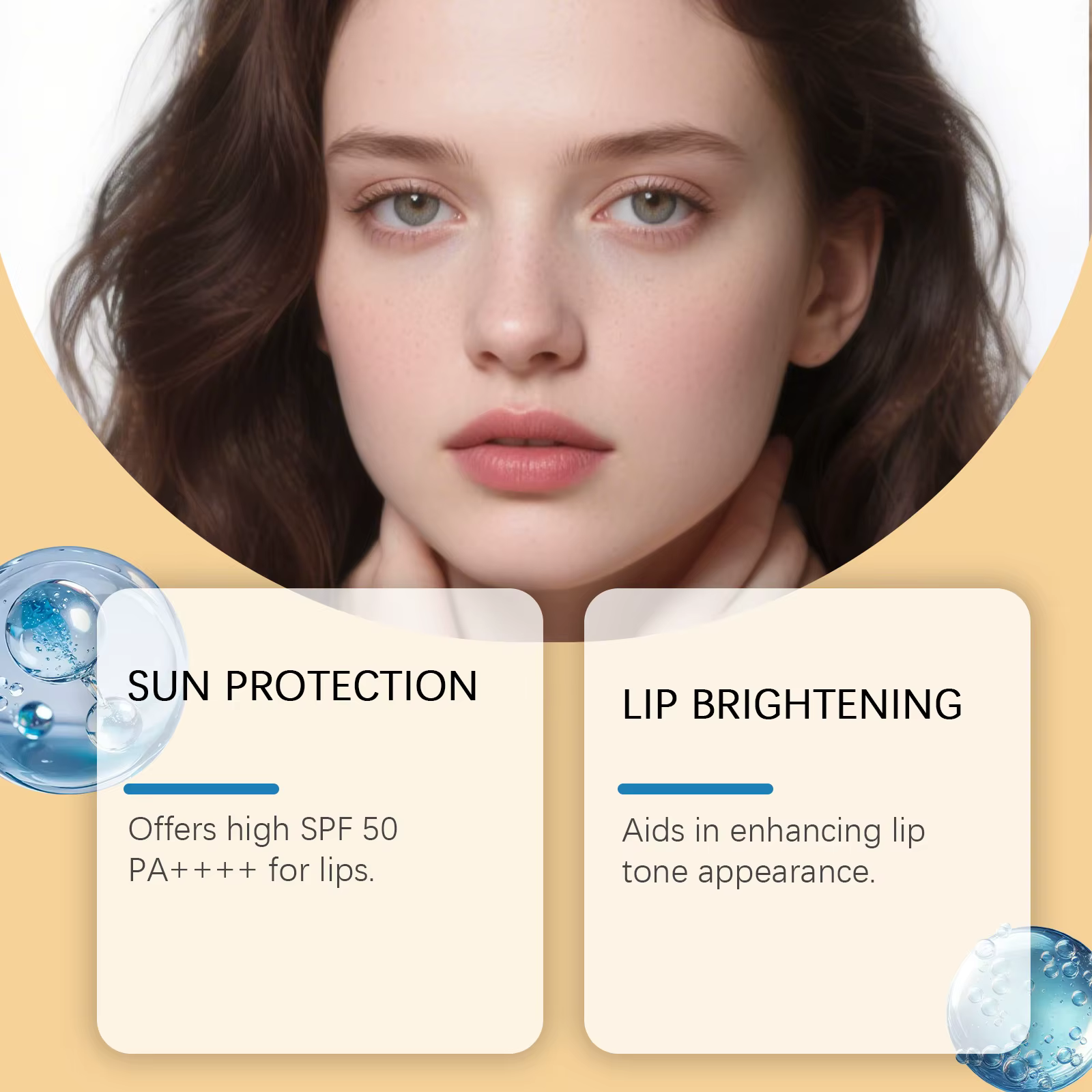 Baume à lèvres de protection solaire SPF50 +
