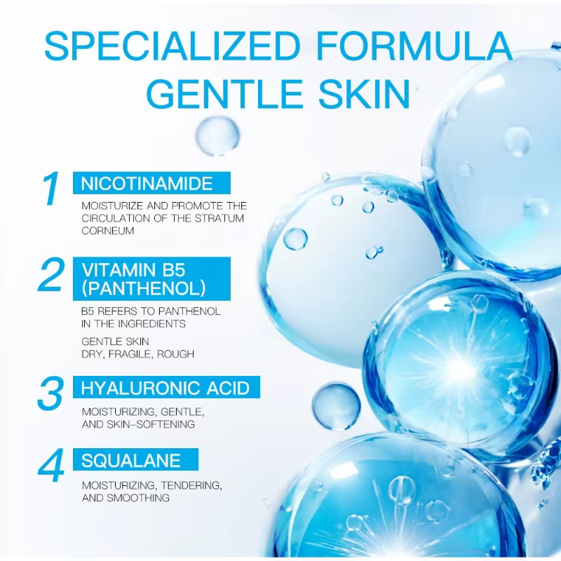 Crème réparatrice de barrière à la vitamine B5 80g, hydratant à la nicotinamide, soulage les rougeurs sèches et sensibles, non irritant, soin du visage quotidien