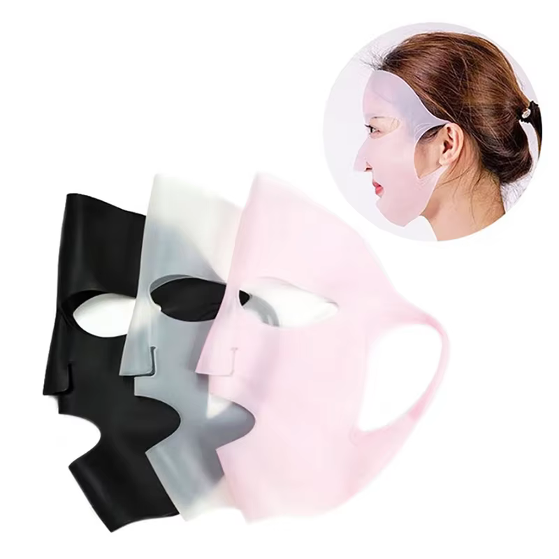 Masque facial en silicone réutilisable