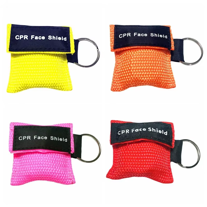 Porte-clés professionnel pour outils de soins de santé, masque facial CPR, réanimateur d'urgence pour premiers secours et sauvetage en plein air, 1 pièce ~ 10 pièces