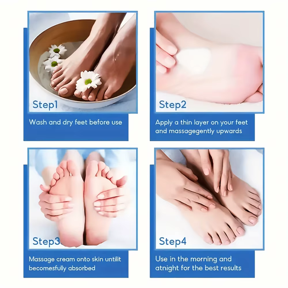 LGRAMER Crème pour les mains et les pieds à l'urée adoucit et hydrate la peau soulage la sécheresse répare les fissures exfolie et pénétrations en profondeur