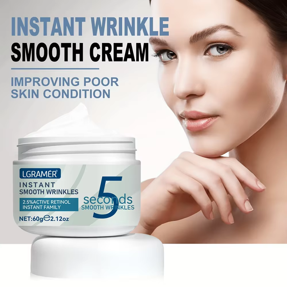 Crème Visage Anti-Âge au Rétinol pour Femmes – Effet Instantané Anti-Rides