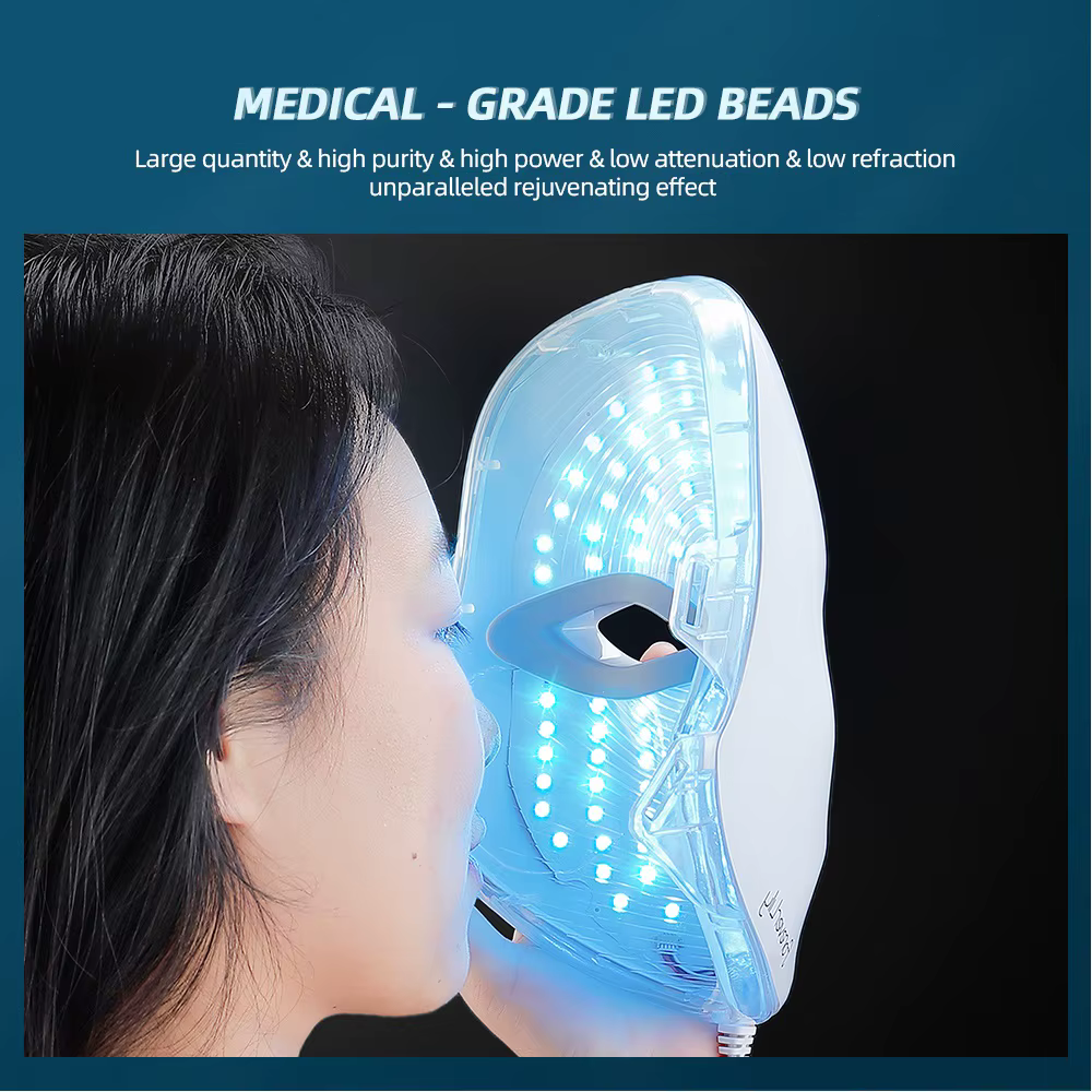 Masque facial LED 7 couleurs