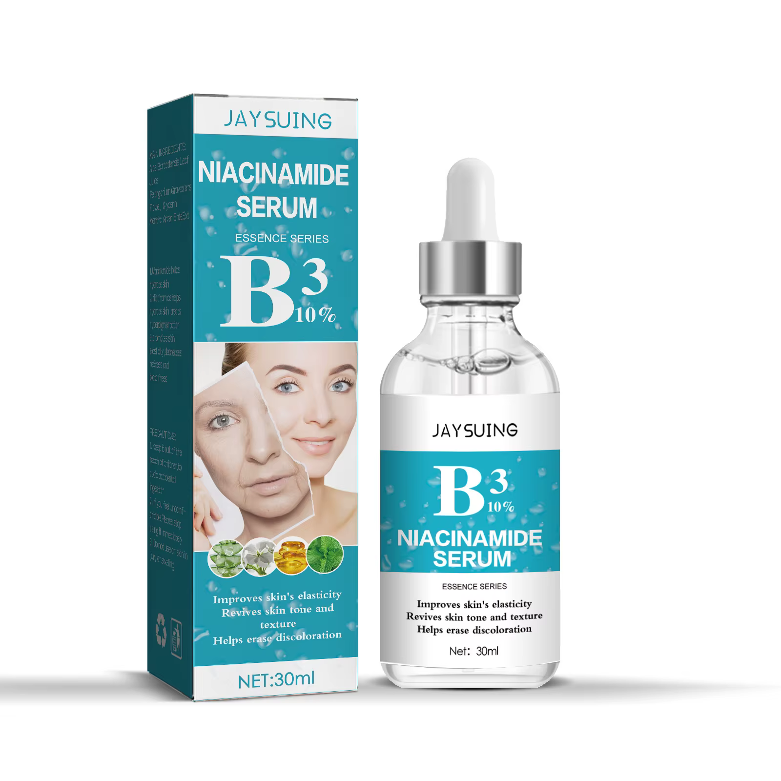 Nicotinamide Anti-rides sérum collagène Lifting raffermissant ridules réparation visage Essence lisse soin de la peau