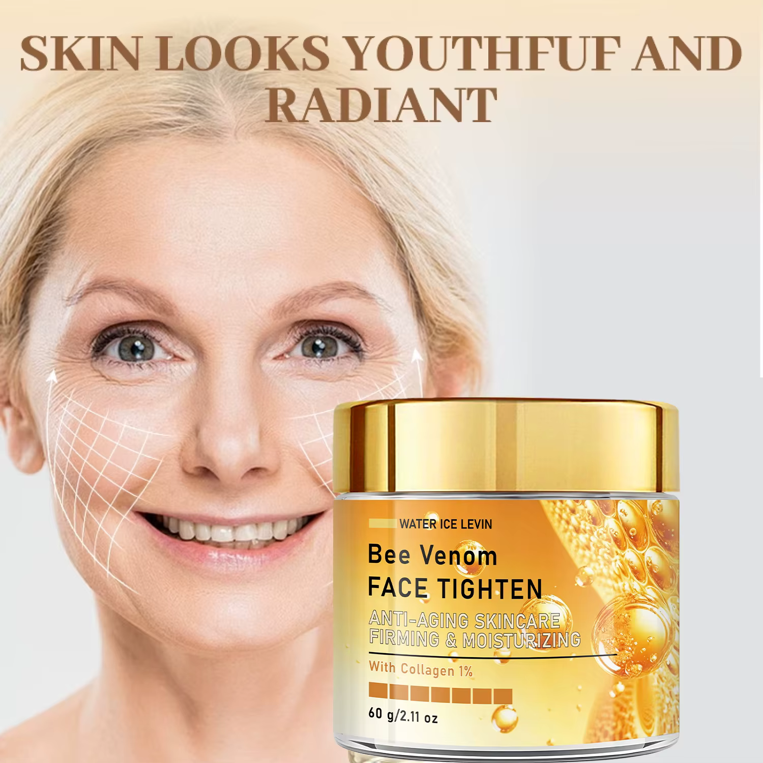 Crème Visage au Venin d'Abeille 60g au Rétinol