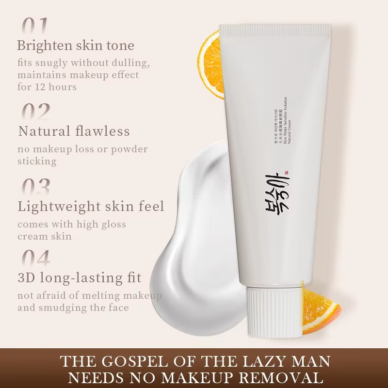 Crème à l'extrait de riz coréen Spf50 +