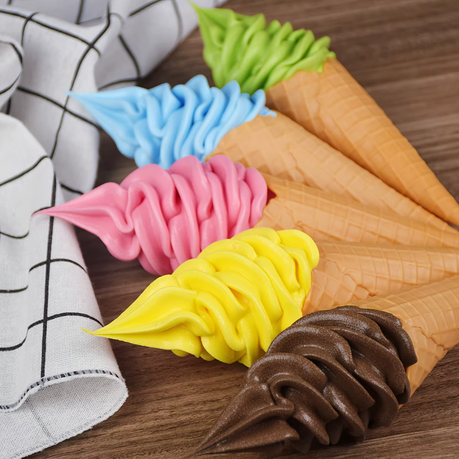 Modèle alimentaire de Dessert de crème glacée de Simulation réaliste de 8.7 pouces pour l'ornements de cuisine affichage de fenêtre et photographie thé au lait