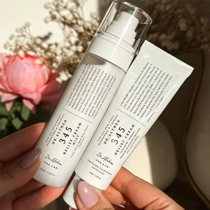 Crème et Brume Hydratante Dr.Althea 345 Relief 147 – Hydratation Intense et Éclaircissante – Produit de Soin Coréen Approuvé par les Célébrités