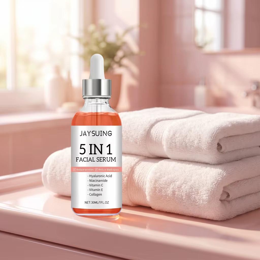 Sérum facial hydratant et illuminateur JAYSUING 5 en 1