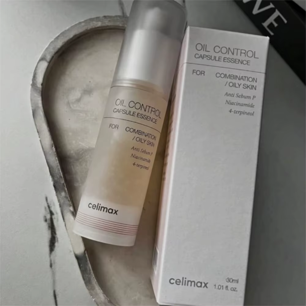 Sérum Visage Anti-Sébum Celimax 30ml à la Niacinamide et au 4-terpineol pour Peaux Mixtes à Grasses – Essence Capsule Contrôle du Sébum et Éclaircissante