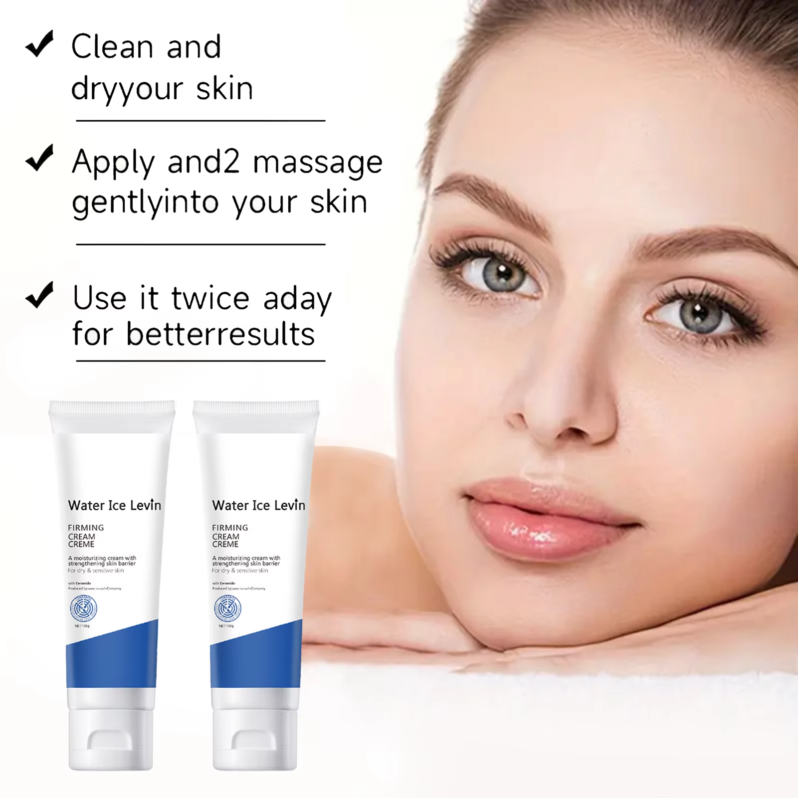 Crème raffermissante à la céramide qui renforce la barrière cutanée. Hydratation intense
