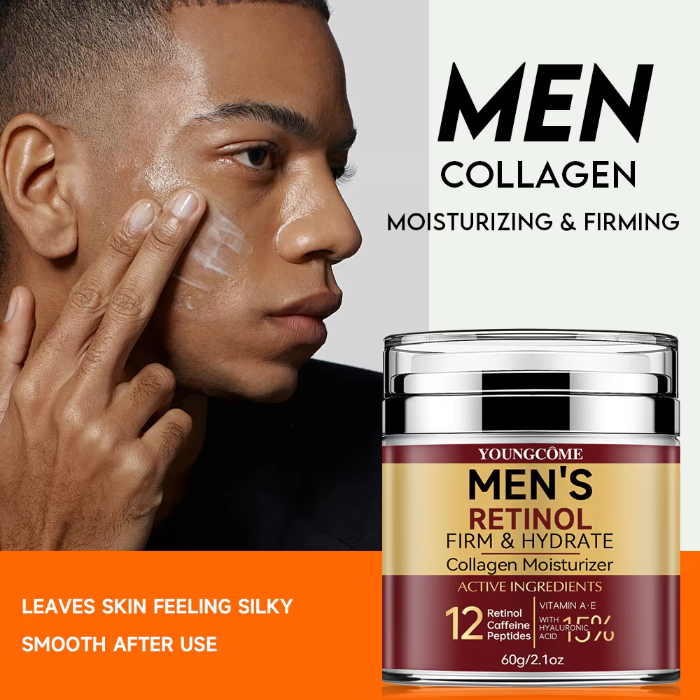 Crème pour le visage raffermissante au rétinol pour homme