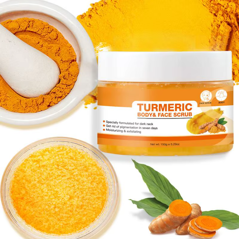 Crème éclaircissante pour le visage au curcuma