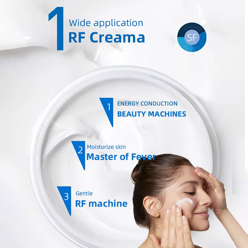 Crème conductrice RF 1000ml | Gel hydratant raffermissant pour appareils RF et amincissants | Transfert d'énergie pour