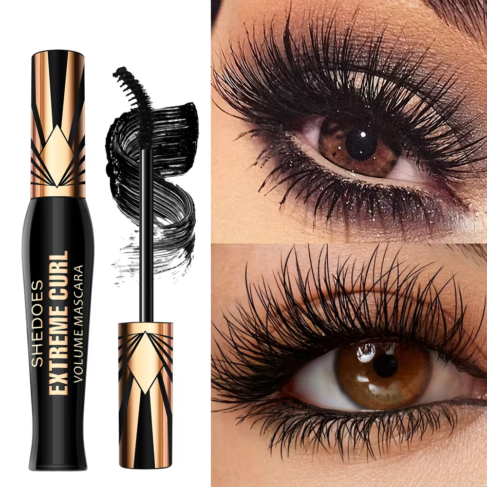 Mascara épaississant et bouclant, léger, waterproof, anti-bavures et durable