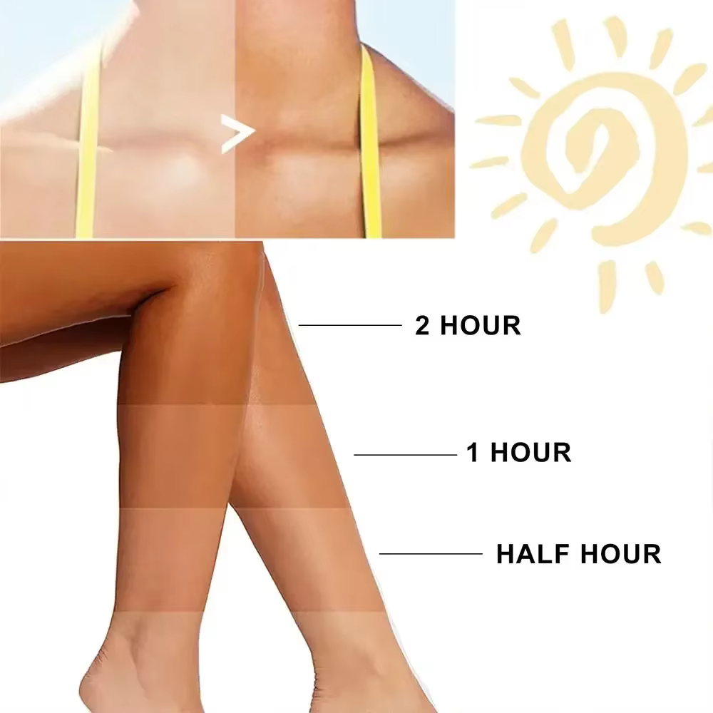 Crème Bronzante Visage et Corps Longue Durée – Autobronzant Naturel Nourrissant Protecteur Anti-UV # 01