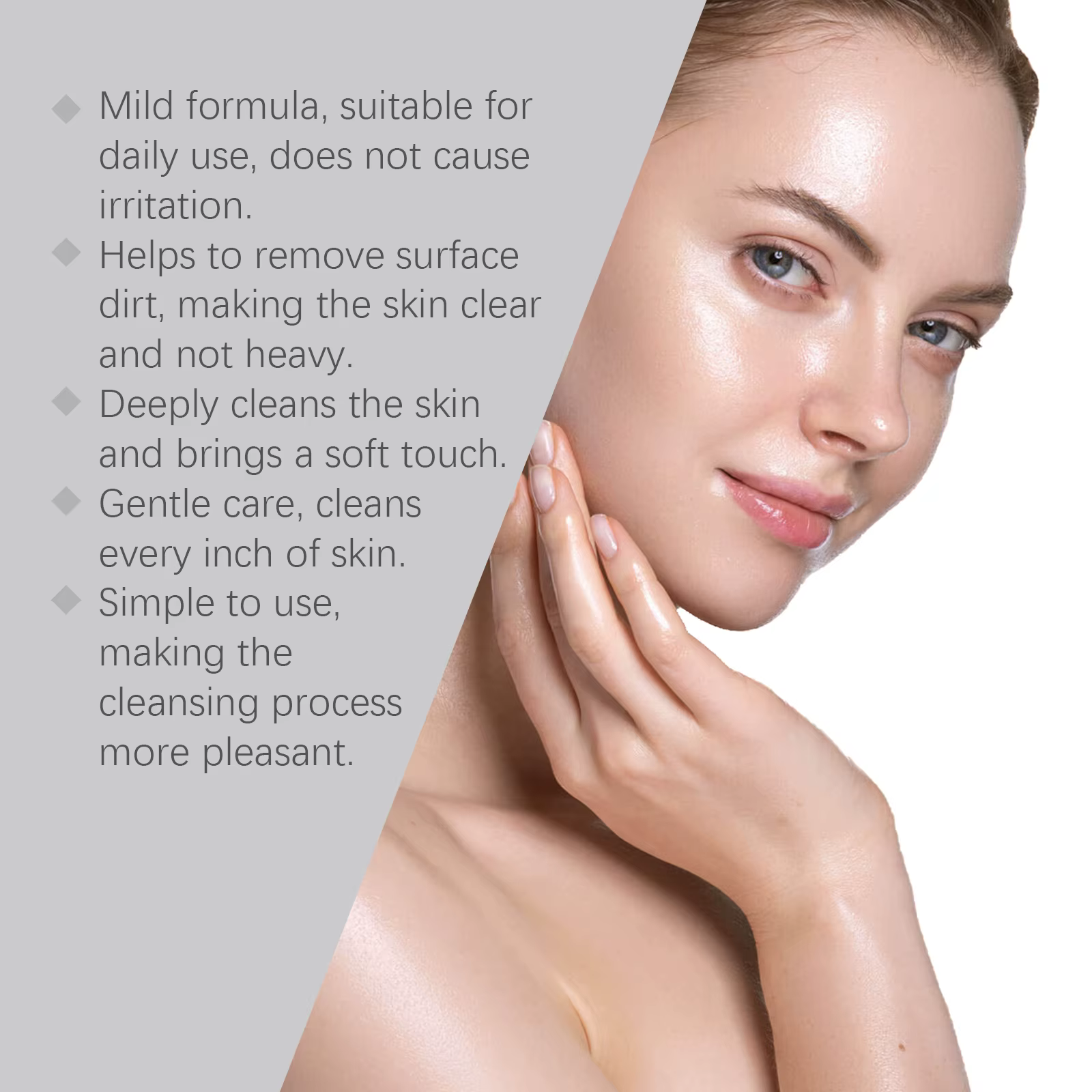 Poudre de lavage du visage enzymatique