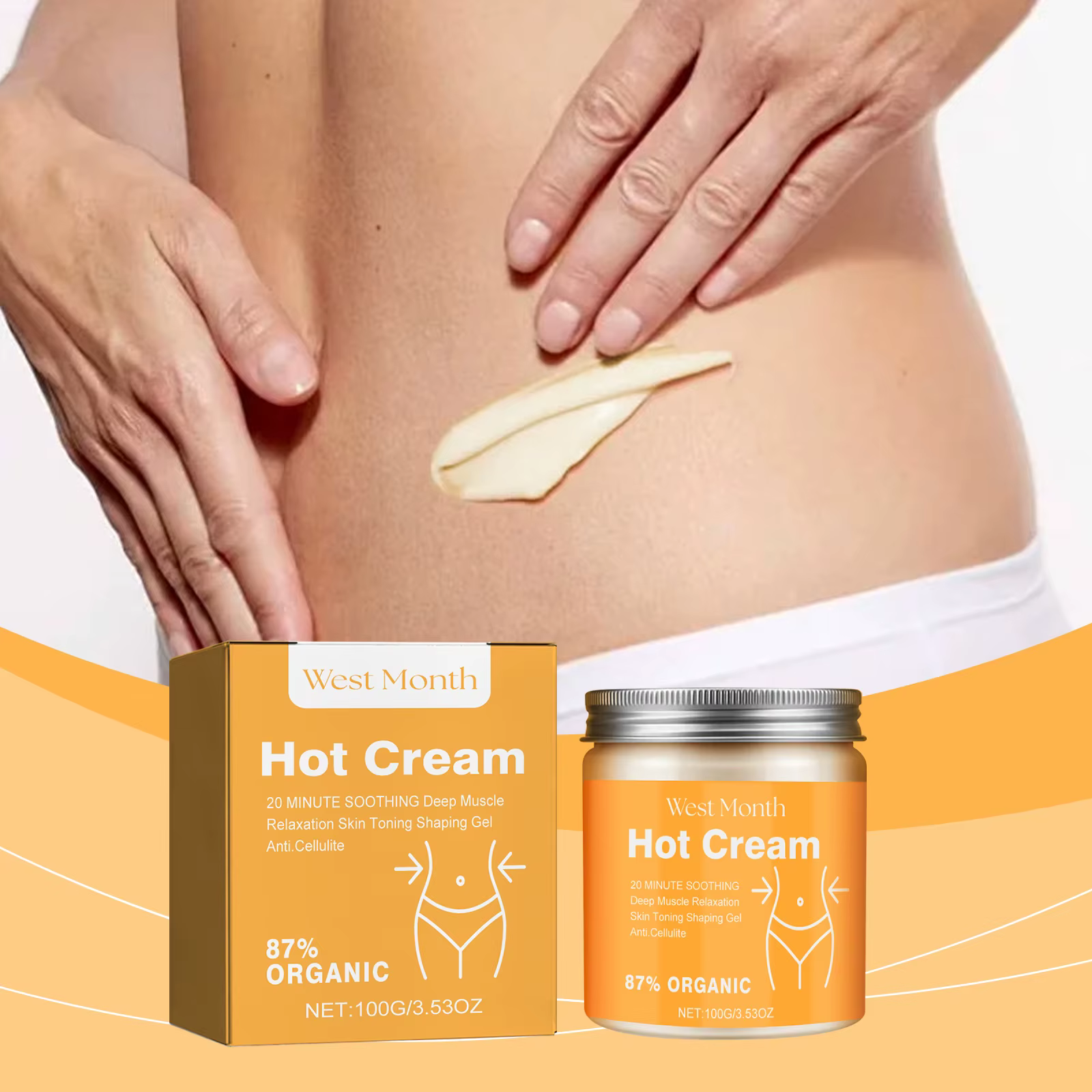 Crème pour le corps raffermissante
