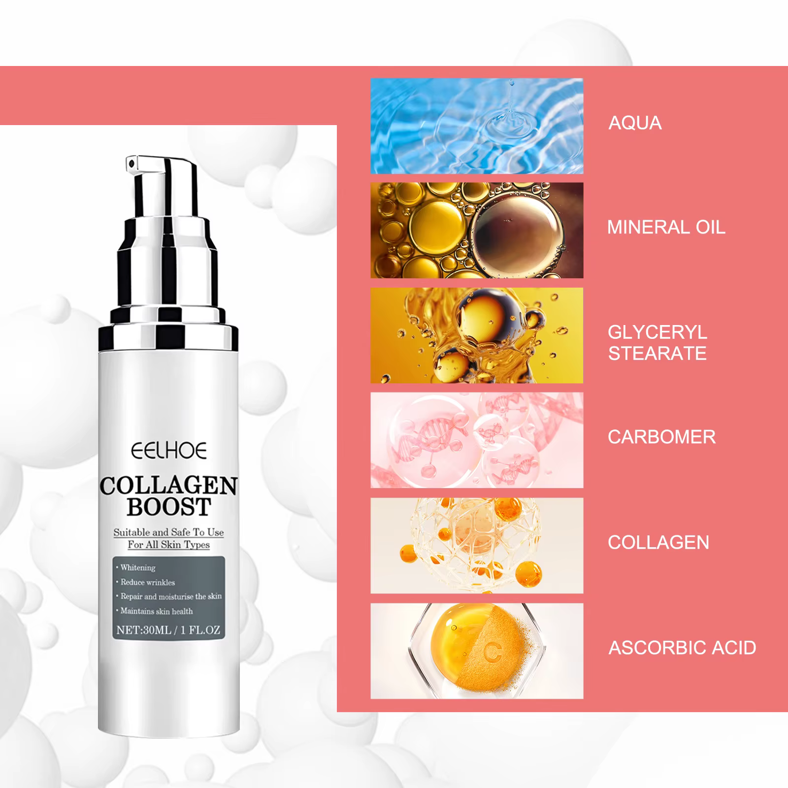 Crème pour le visage au collagène