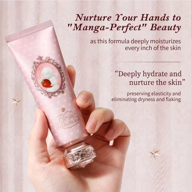 Flower Knows Christmas Limited Crème pour les mains parfumée Fraise Cupidon Collection Hydratant