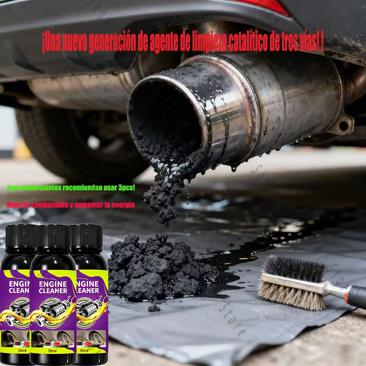 Nettoyant pour catalyseur automobile, nettoyants multi-usages, nettoyant pour catalyseurs, moteur【dernier modèle】