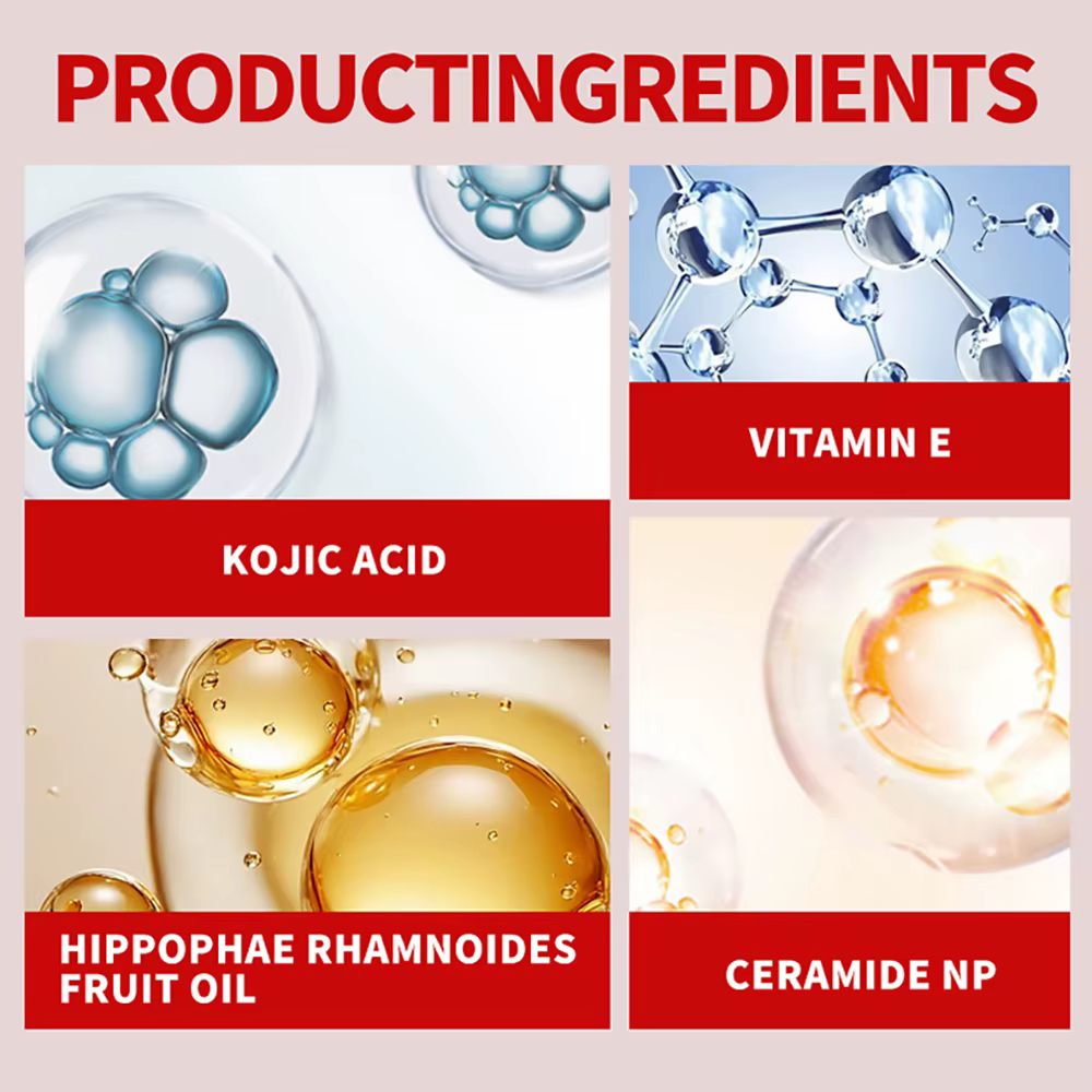 SUYARUN Sérum visage propolis VITAMIN E & Kojic Acid - Traitement anti-âge éclaircissant