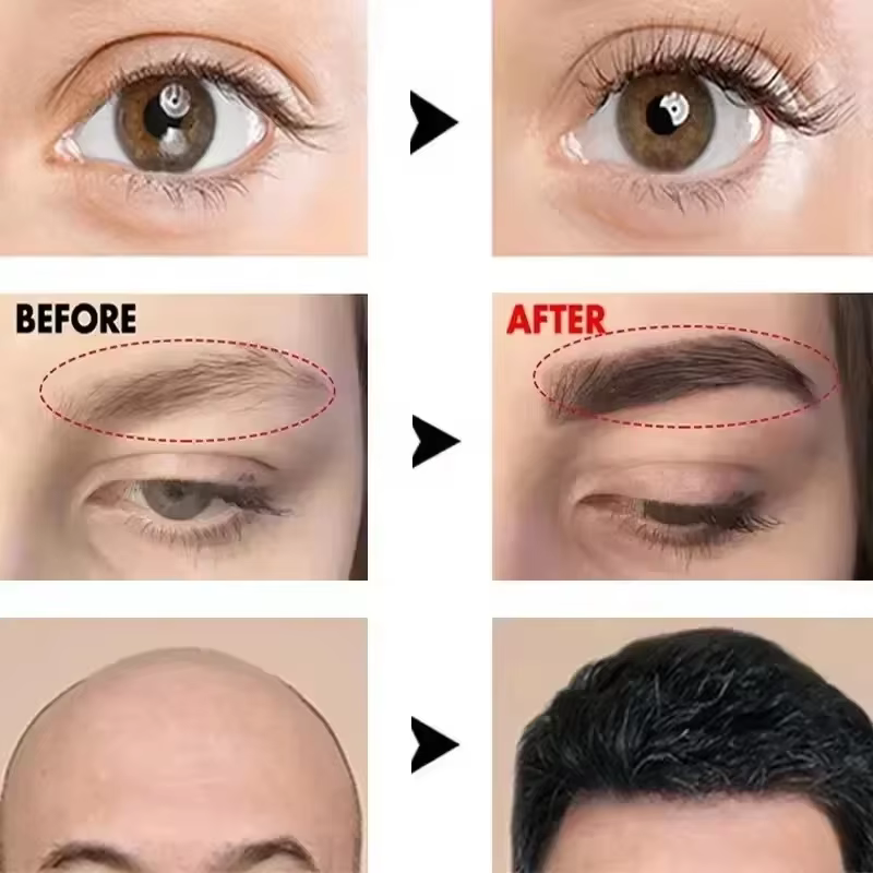 Sérum de croissance rapide des sourcils, produit Anti-perte de cheveux, prévient la calvitie, plus épais, allongeant, maquillage des sourcils