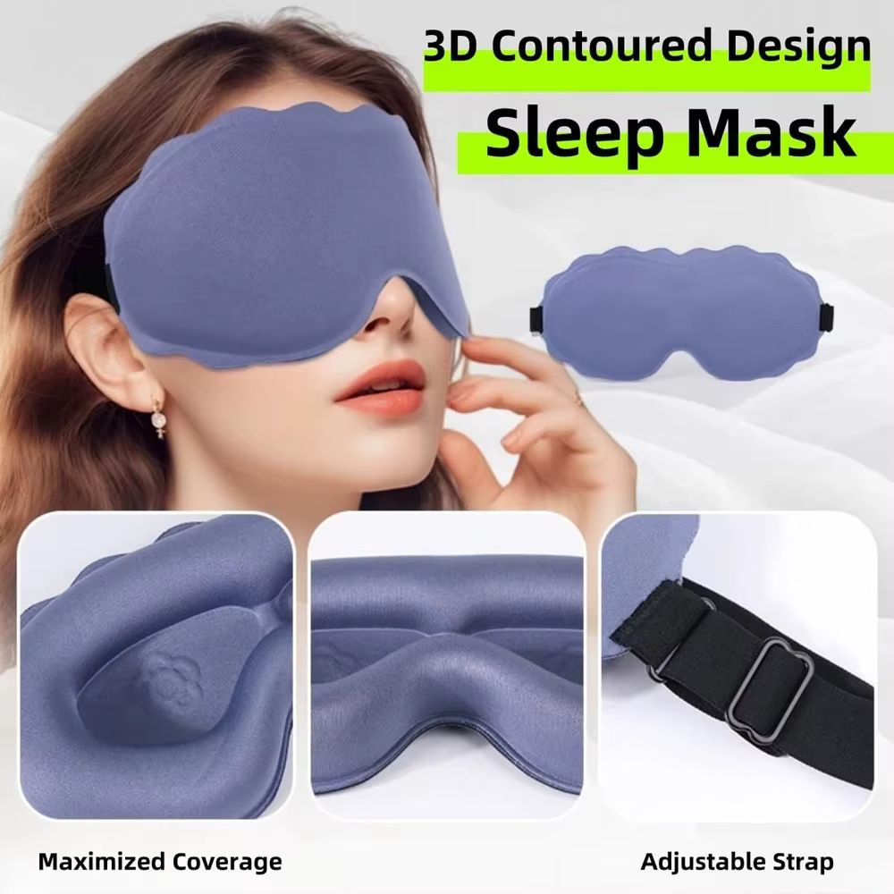 Masque de sommeil 3D anti-lumière