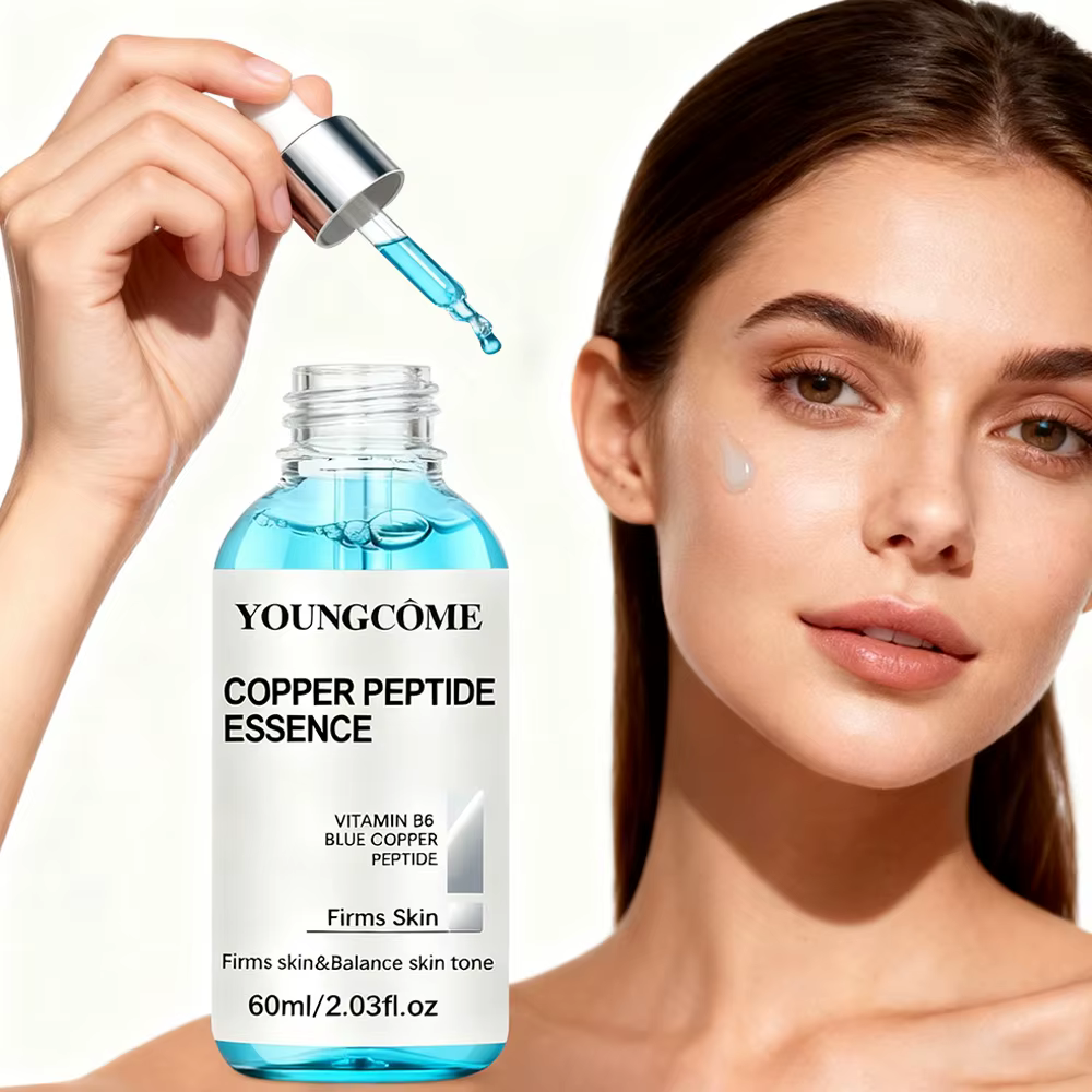 Sérum peptidique en cuivre bleu avec vitamine B6