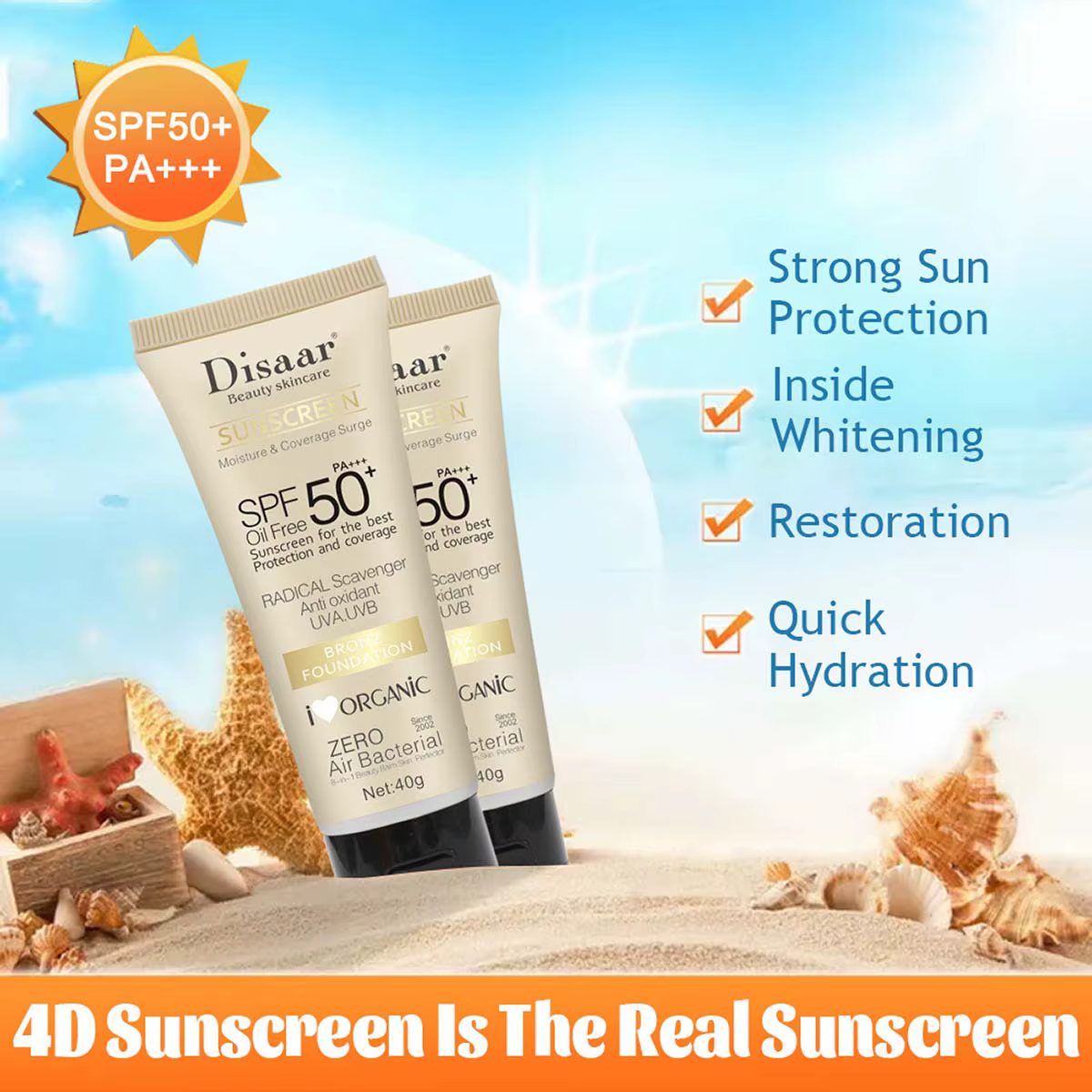 Crème solaire SPF 90++++ nourrissante