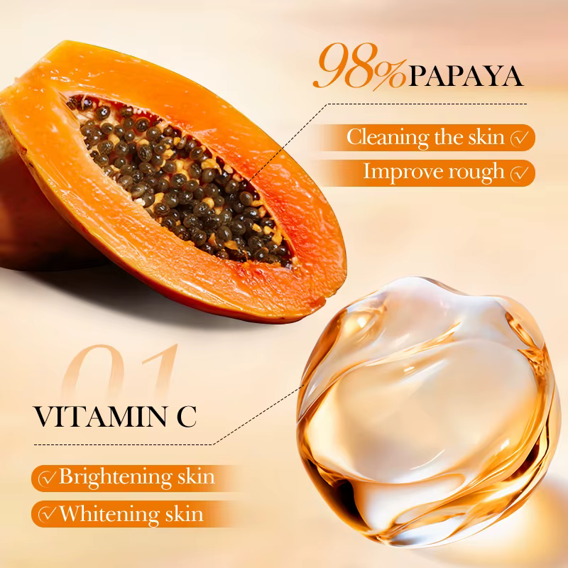 Crème exfoliante papaye vitamine C